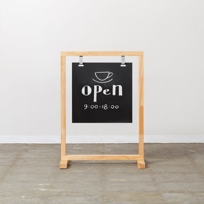 WOOD FRAME スタンドサイン - PIECE OF SIGN
